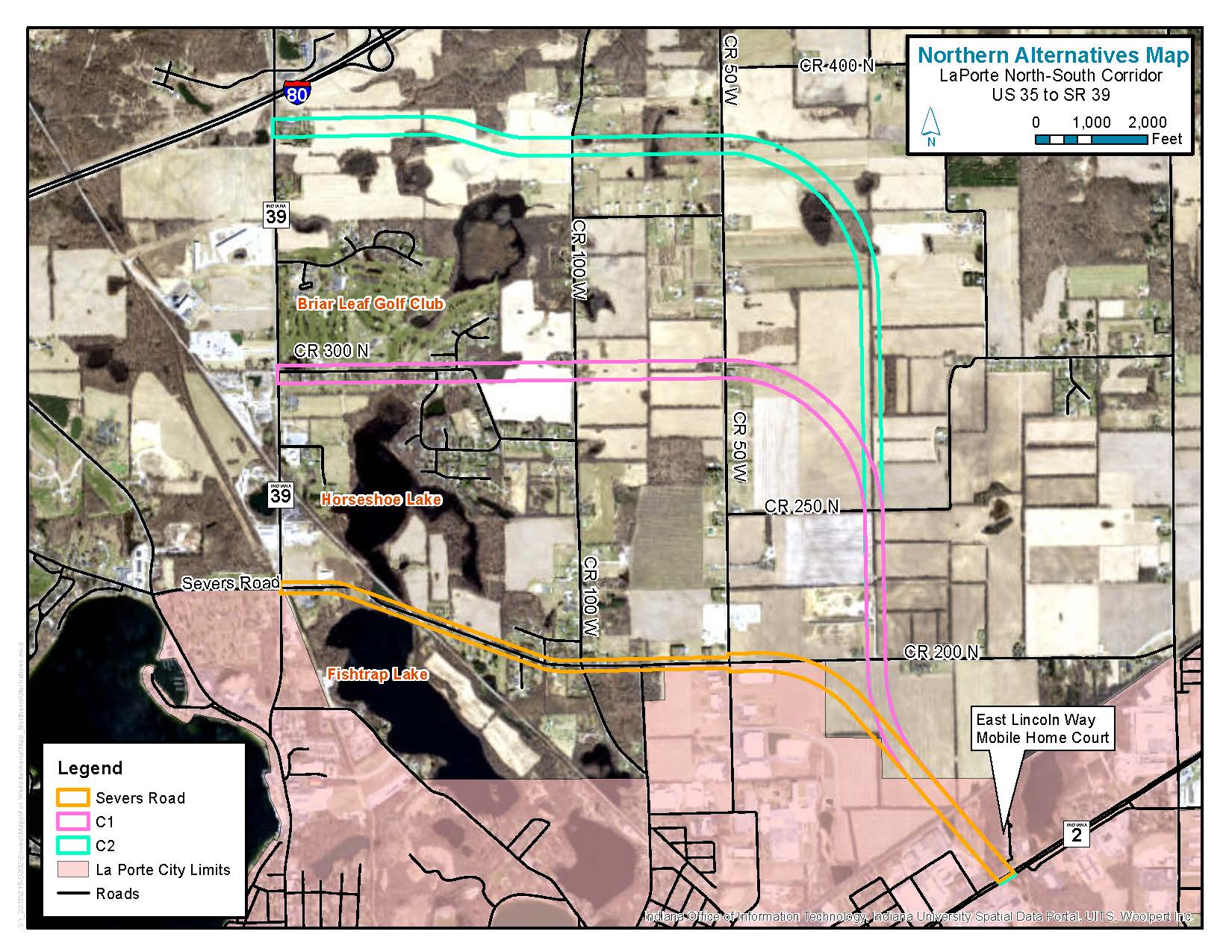 Northern Alternatives Map